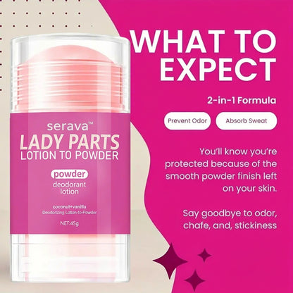 Serava™ 2-in-1 Silky Deodorant Lotion